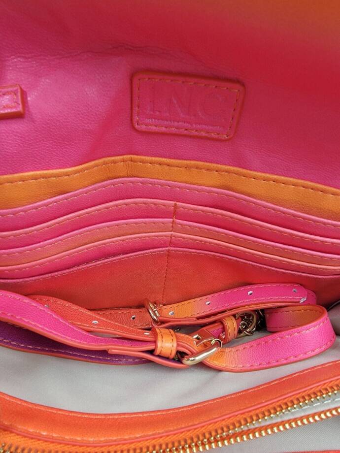 I.N.C. International Concepts Averry Tunnel Convertible Clutch Crossbody Snap