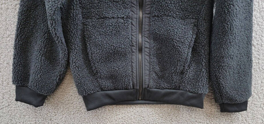 Nike Grade School NSW Club Fleece Full-Zip Hoodie Unisex L Black Front Pockets