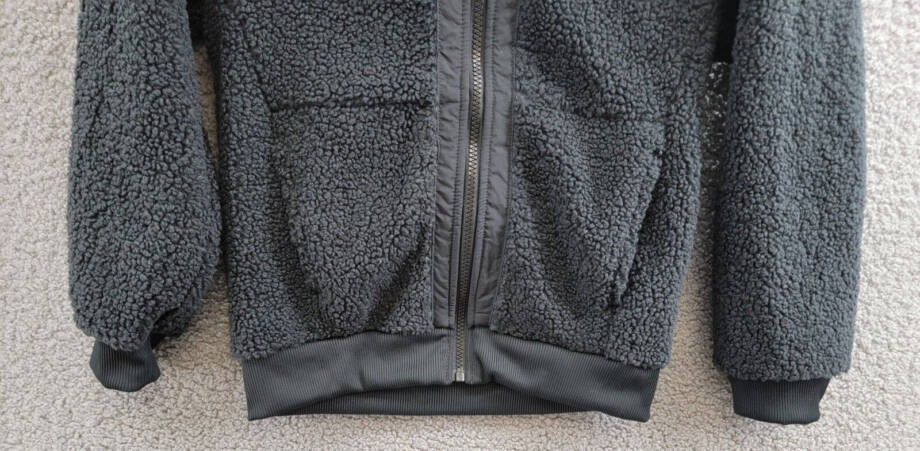 Nike Club Fleece Full-Zip Hoodie Unisex M Black Ribbed Cuffs & Hem Front Pockets