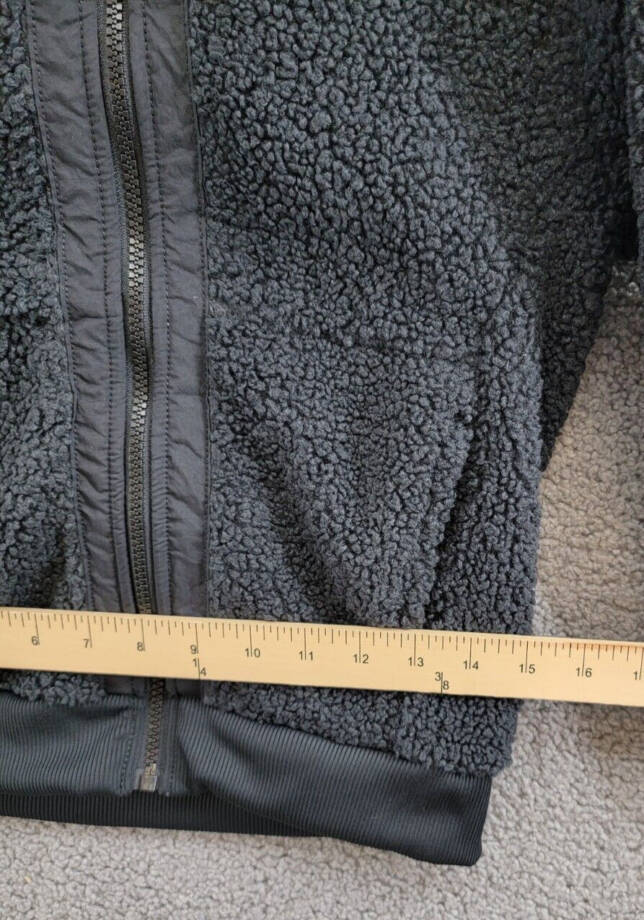 Nike Club Fleece Full-Zip Hoodie Unisex M Black Ribbed Cuffs & Hem Front Pockets