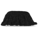 I.N.C. International Concepts Pleated Clutch Women's OS Black Embellished Frame