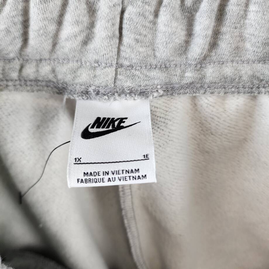 Nike Plus Sportswear Club Fleece Mid-Rise Wide-Leg Sweatpants Women's 1X Grey~