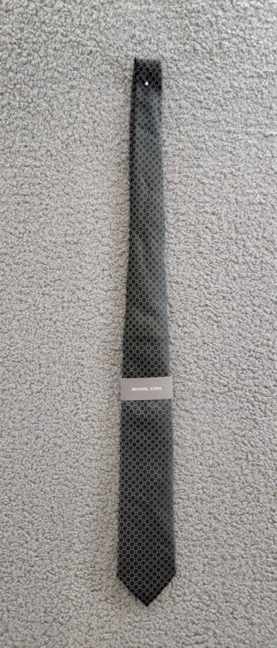 Michael Kors Silk Blend Pearsall Dot Tie Men's One Size Black Adjustable