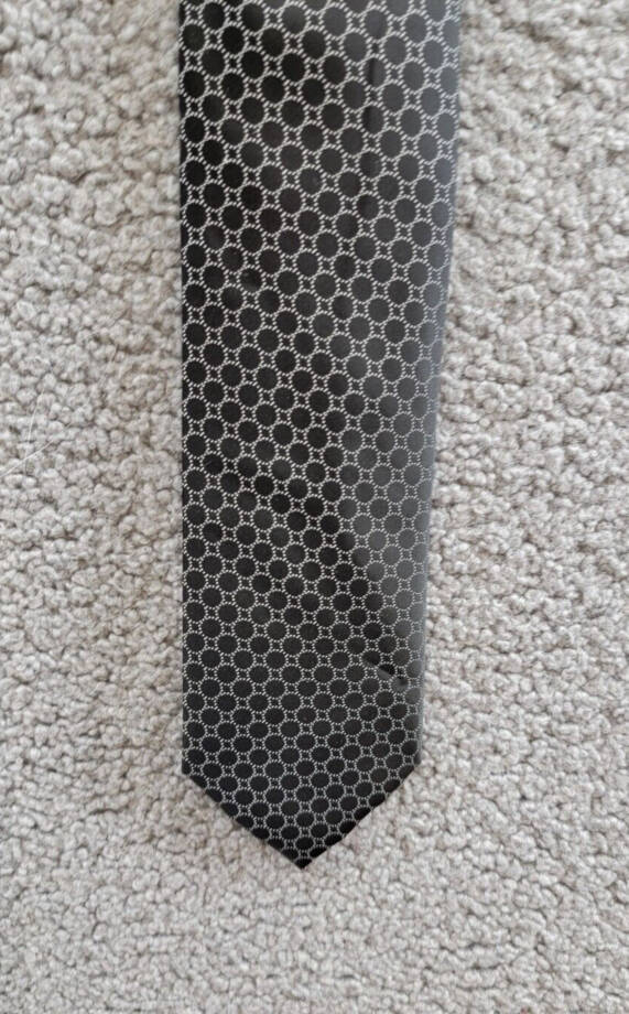 Michael Kors Silk Blend Pearsall Dot Tie Men's One Size Black Adjustable