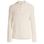 Vineyard Vines Oysterman Button Mockneck Wool Sweater Men's XXL Marshmallow L/S