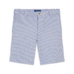 Polo Ralph Lauren Stretch Seersucker Shorts Big Boys 14 Blue/White Zip/Button