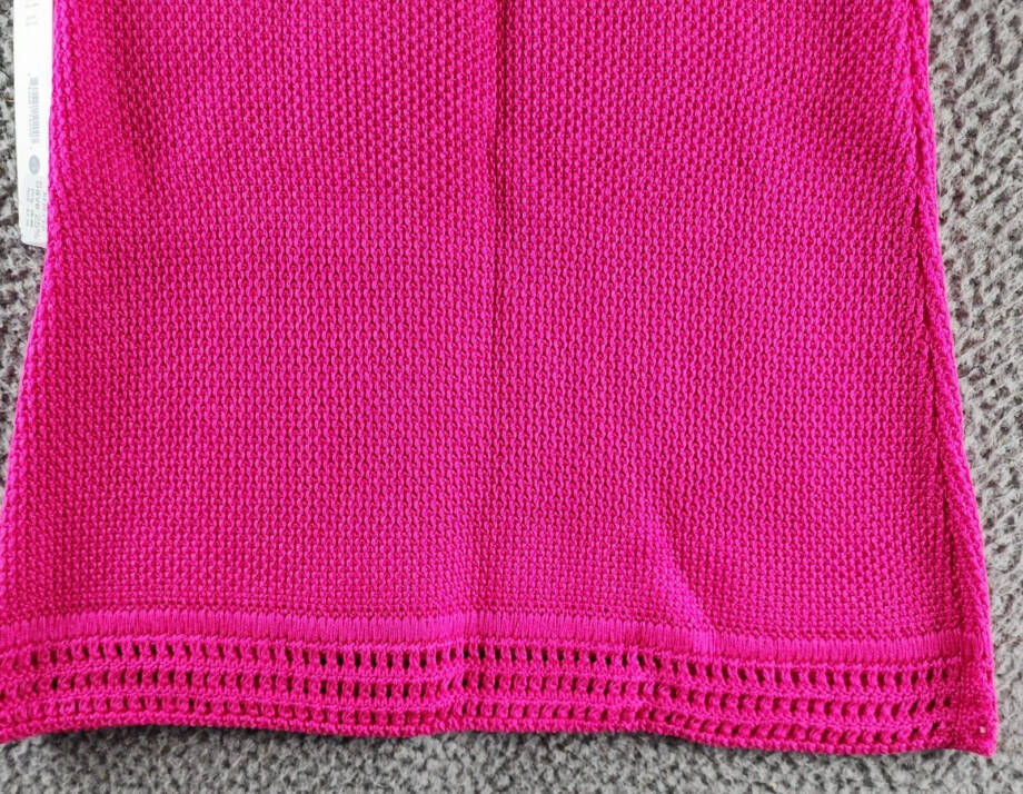 AQUA Crochet Skirt Girls' XL 14/16Hot Pink Elasticized Waistband Pull On Style