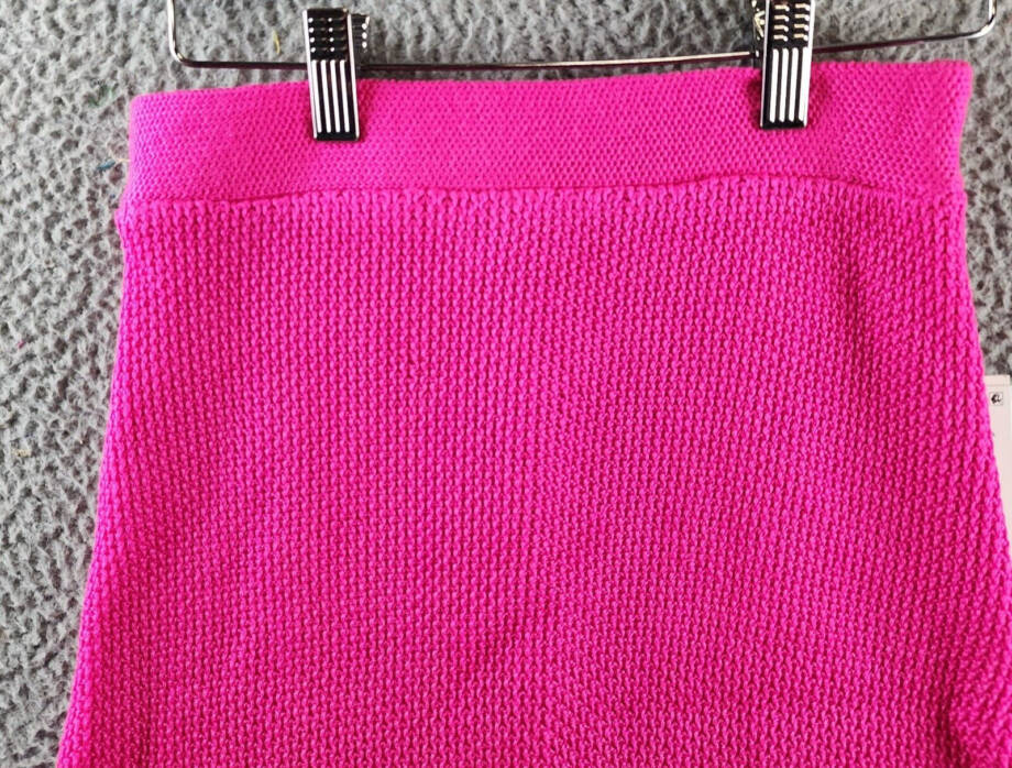 AQUA Crochet Skirt Girls' XL 14/16Hot Pink Elasticized Waistband Pull On Style