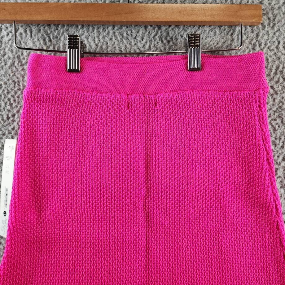 AQUA Crochet Skirt Girls' XL 14/16Hot Pink Elasticized Waistband Pull On Style