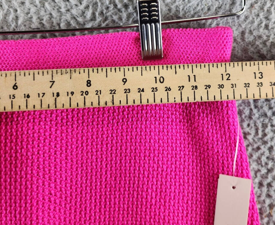AQUA Crochet Skirt Girls' XL 14/16Hot Pink Elasticized Waistband Pull On Style