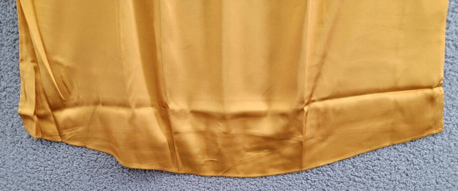 Kasper Plus Size V-Neck Sleeveless Pleat-Shoulder Top Women's 3X Gold Signature