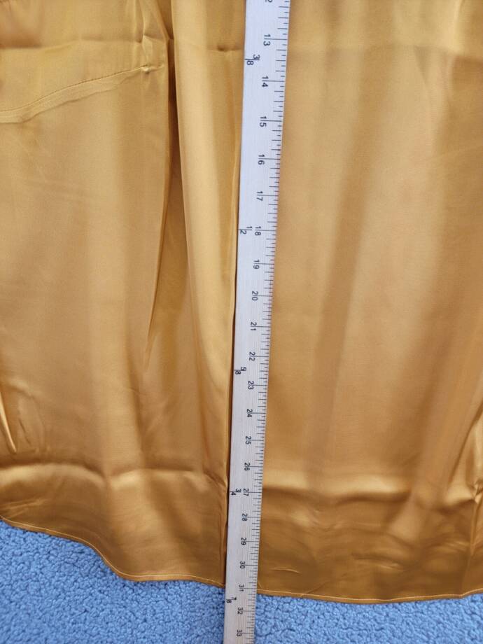 Kasper Plus Size V-Neck Sleeveless Pleat-Shoulder Top Women's 3X Gold Signature