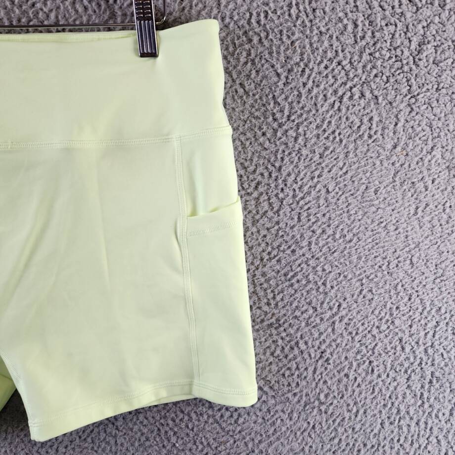 Nike Advantage Dri-FIT Tennis Shorts Women's XL Barely Volt/Black Elastic Waist