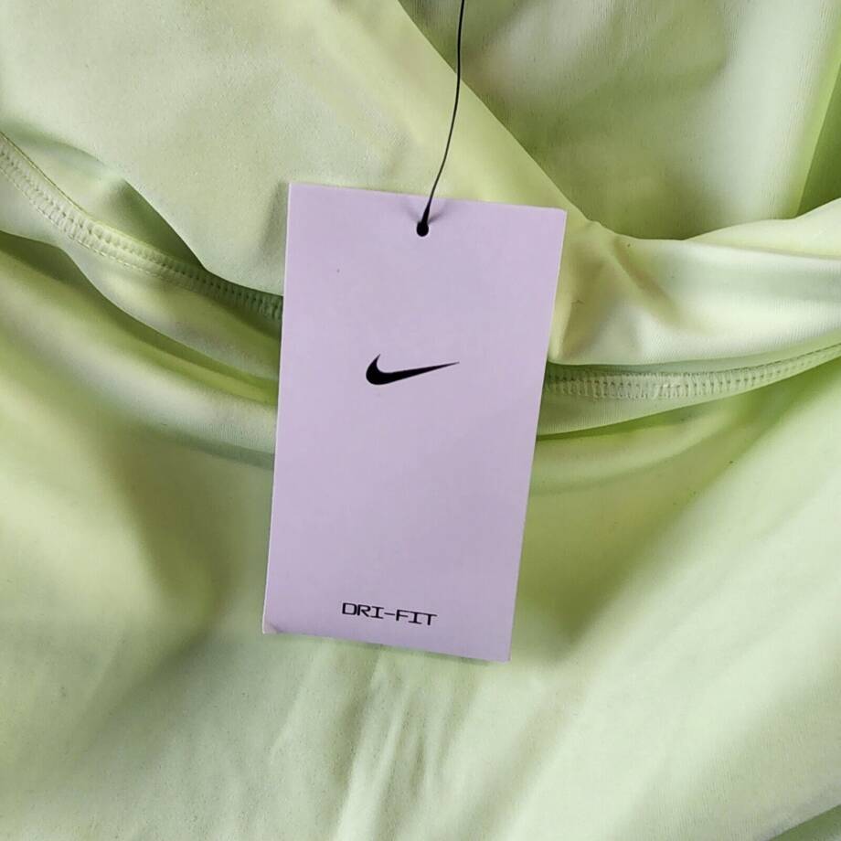 Nike Advantage Dri-FIT Tennis Shorts Women's XL Barely Volt/Black Elastic Waist