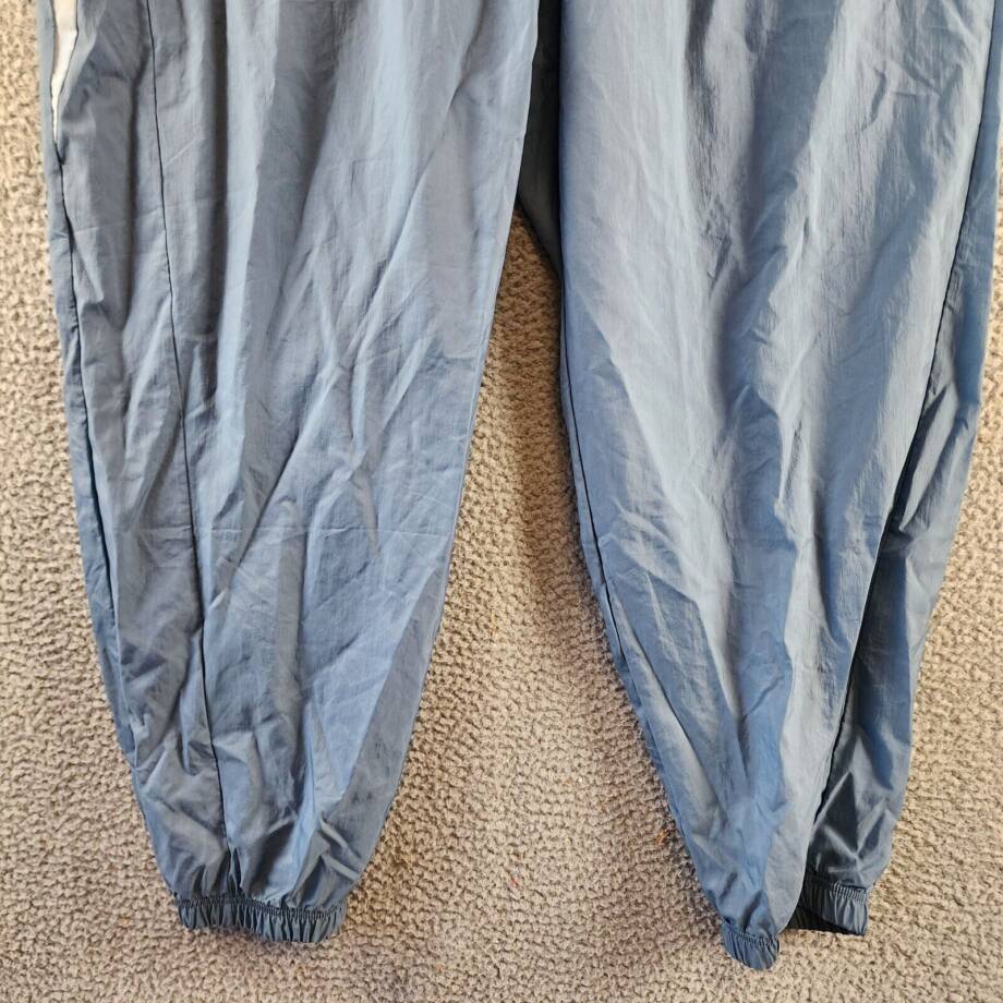 Reebok Plus Size Pull-On Logo Woven Track Pants Women's 2X 18-20W Blue Slate