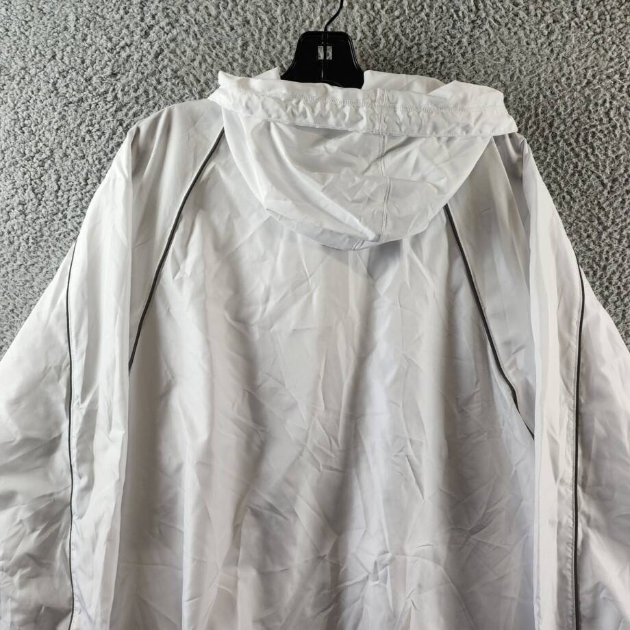 ID Ideology Plus Size Packable Zip-Front Hooded Jacket Women's 3X Bright White