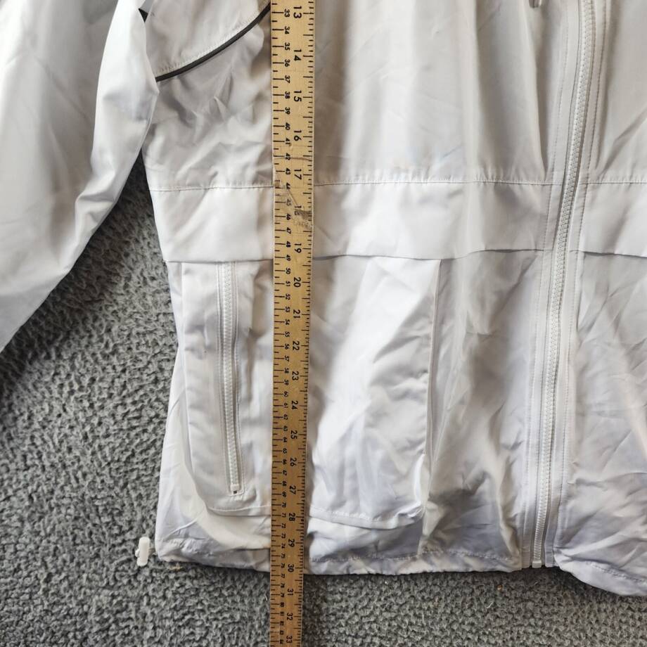 ID Ideology Plus Size Packable Zip-Front Hooded Jacket Women's 3X Bright White
