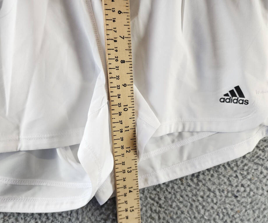 adidas Aeroready Shorts Women's XL White/Black Pull On Elasticized Waistband
