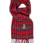 Lauren Ralph Lauren Lofty Scarf with Crystal Patch Women's O/S Multi Wool Blend