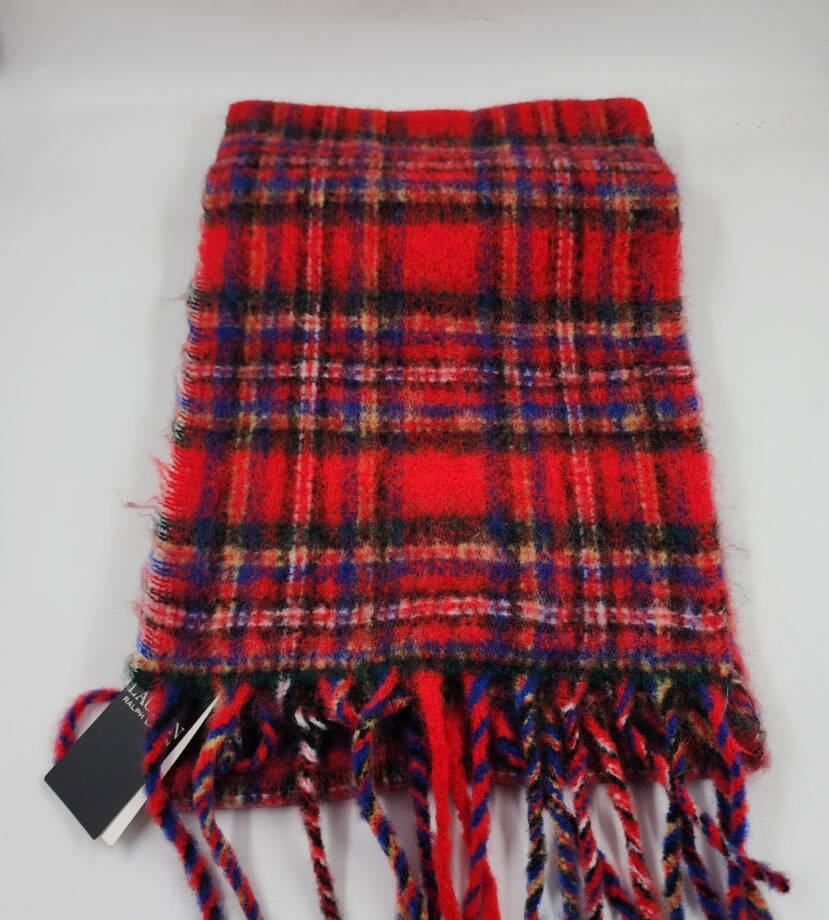 Lauren Ralph Lauren Lofty Scarf with Crystal Patch Women's O/S Multi Wool Blend