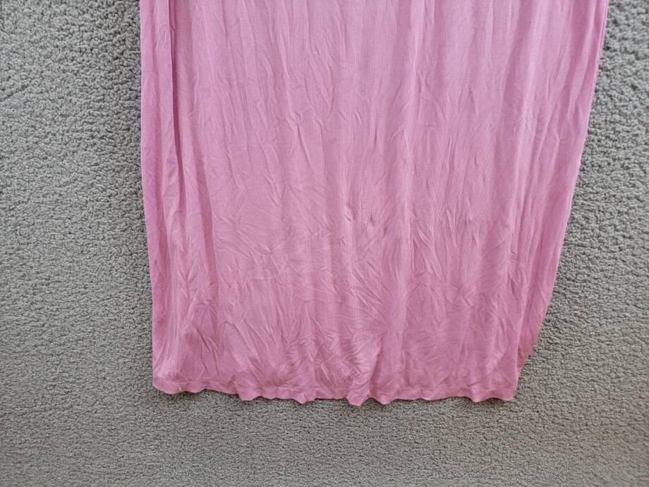 State of Day Ribbed Modal Blend Tank Nightgown Women's XL Mauve Orchid Pullover