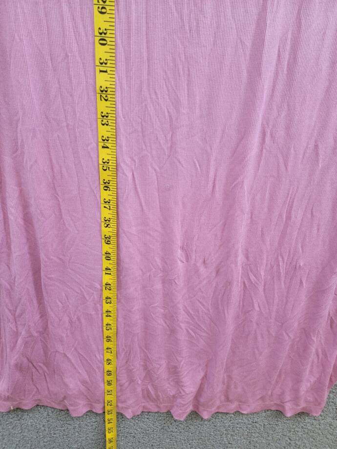State of Day Ribbed Modal Blend Tank Nightgown Women's XL Mauve Orchid Pullover