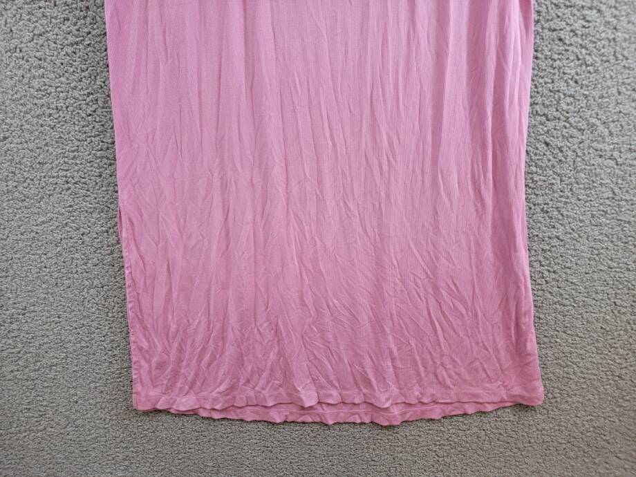 State of Day Ribbed Modal Blend Tank Nightgown Women's XL Mauve Orchid Pullover