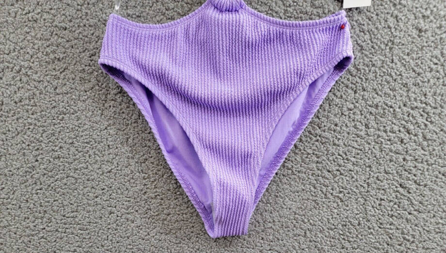 Salt & Cove Colorblocked One-Piece Monokini Juniors' S Mint/Purple Adjustable