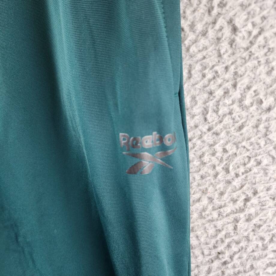 Reebok Regular-Fit Identity Vector Track Pants Men's XL Collegiate Green