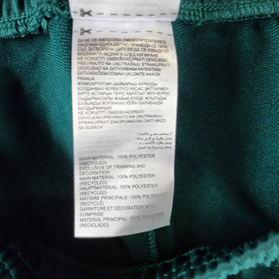 Reebok Regular-Fit Identity Vector Track Pants Men's XL Collegiate Green