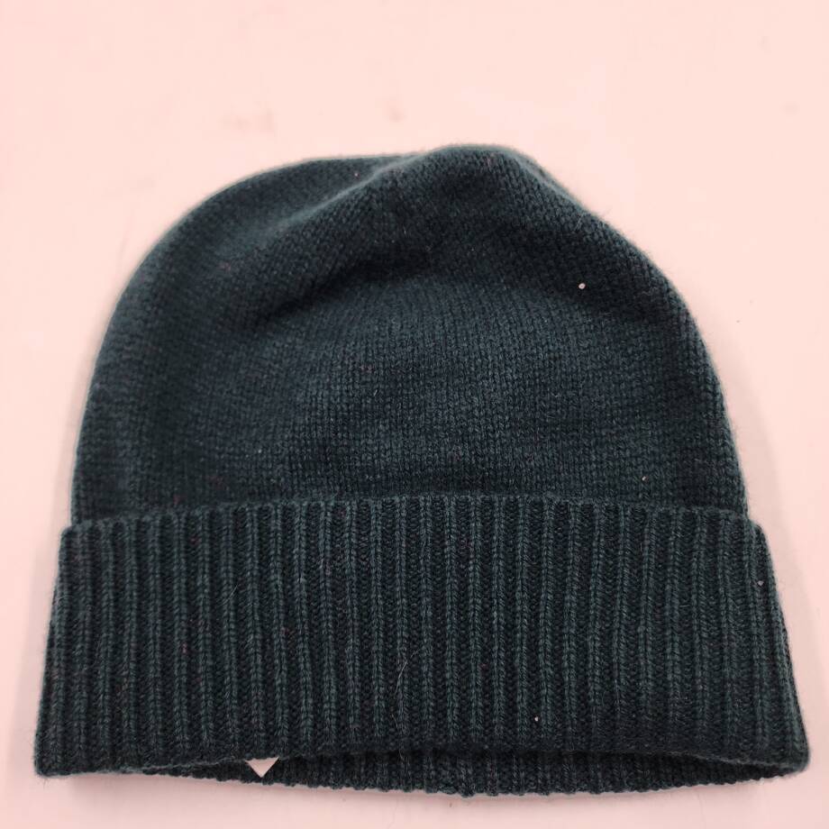 Charter Club Luxury Cashmere Beanie Hat Women's One Size Deep Alpine