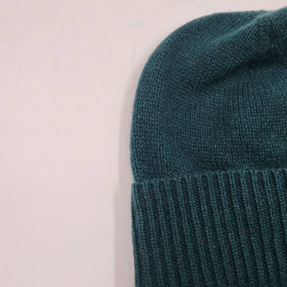 Charter Club Luxury Cashmere Beanie Hat Women's One Size Deep Alpine