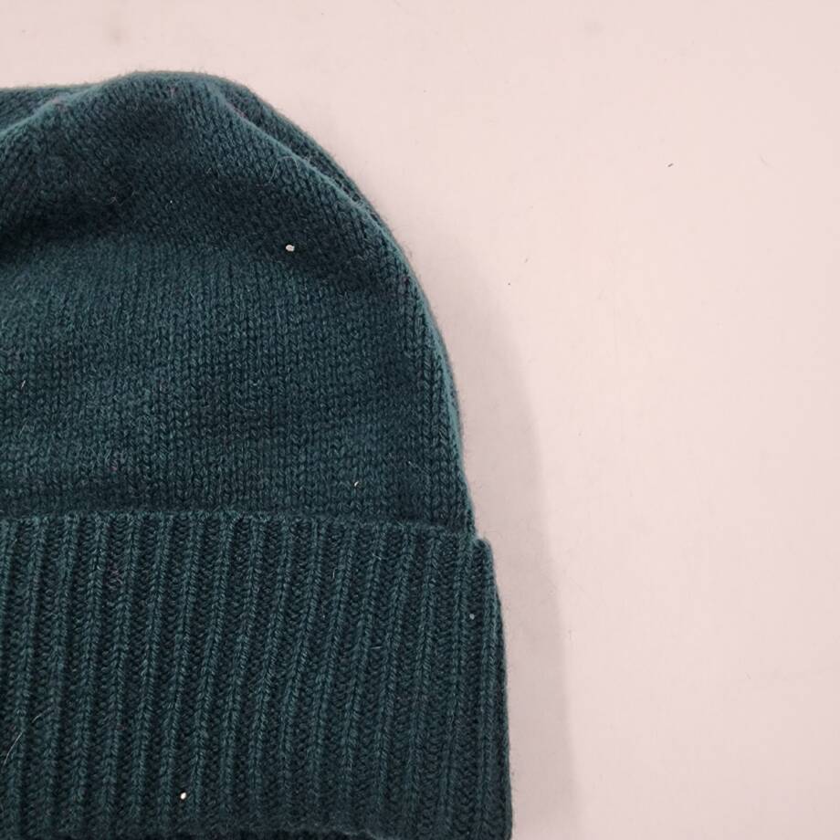 Charter Club Luxury Cashmere Beanie Hat Women's One Size Deep Alpine