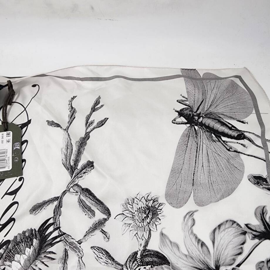 Allsaints Sanibal Placement Silk Bandana Women's One Size Chalk Printed