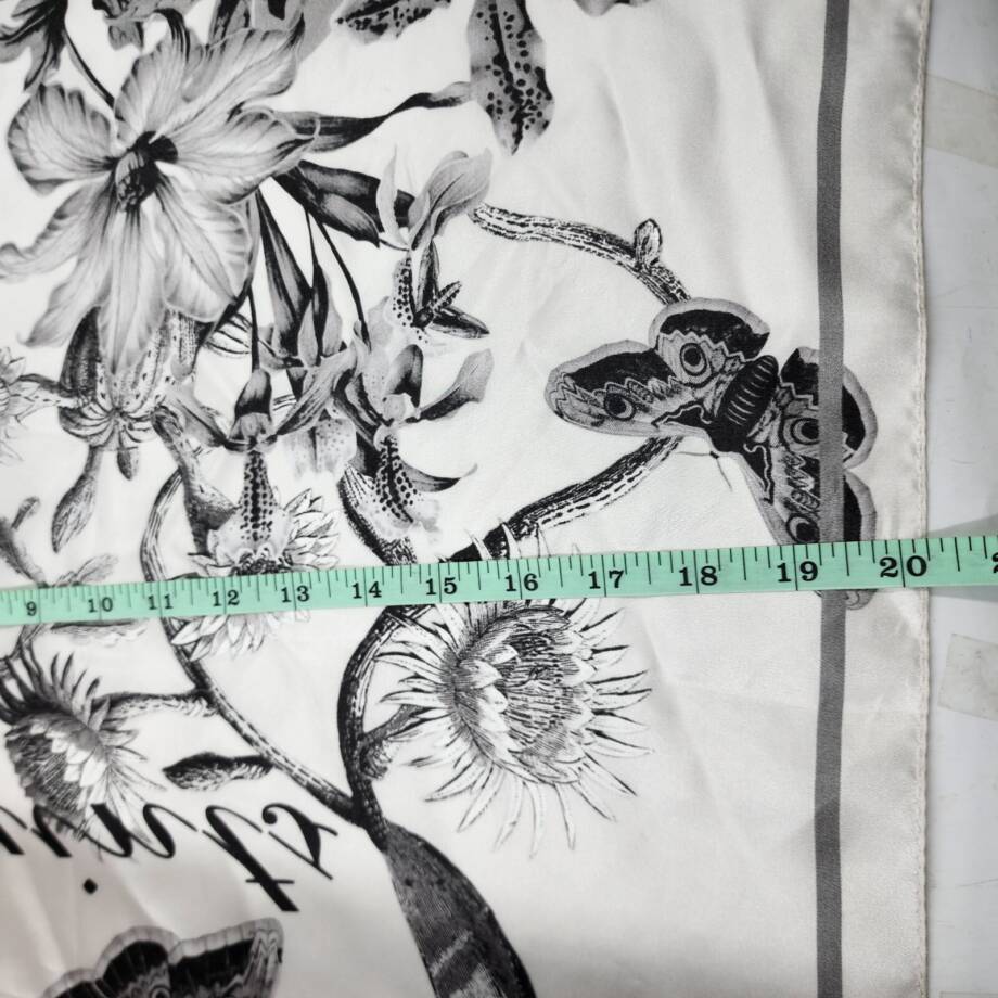 Allsaints Sanibal Placement Silk Bandana Women's One Size Chalk Printed