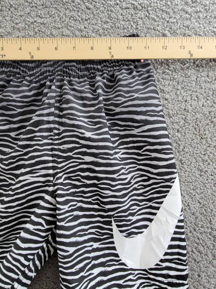 Nike Tiger Fade Volley Swim Shorts Big Boys S Black Elastic Waist Pull On