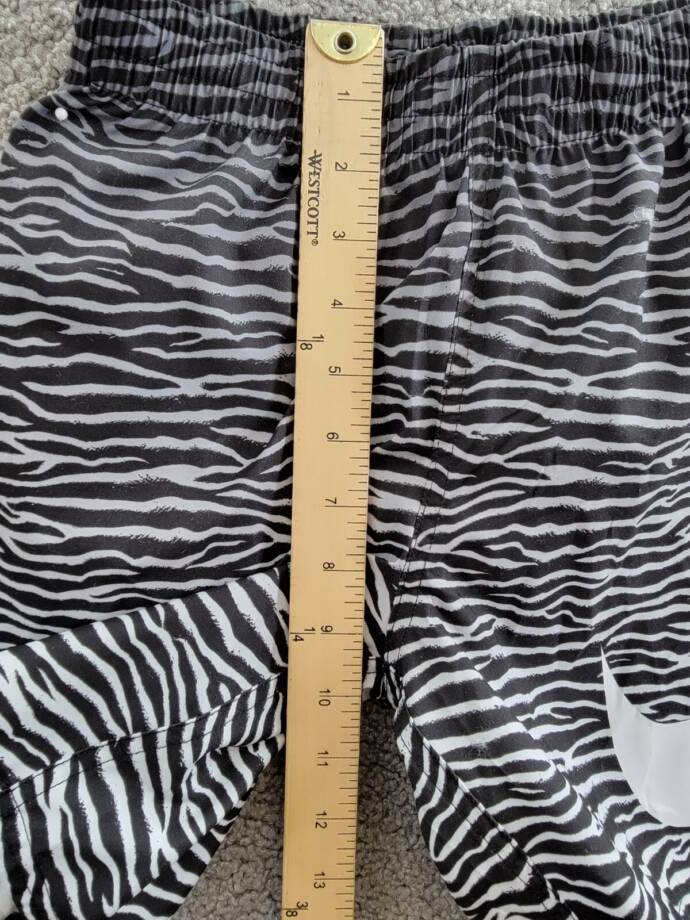 Nike Tiger Fade Volley Swim Shorts Big Boys S Black Elastic Waist Pull On