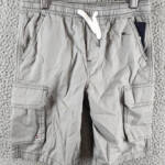 Tommy Hilfiger Pull-On Cotton Cargo Shorts Little Boys' 7 Monument Drawstring