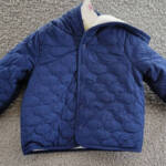 First Impressions Quilted Micro-Fleece-Lined Hooded Jacket Baby Boys' 6-9M Navy