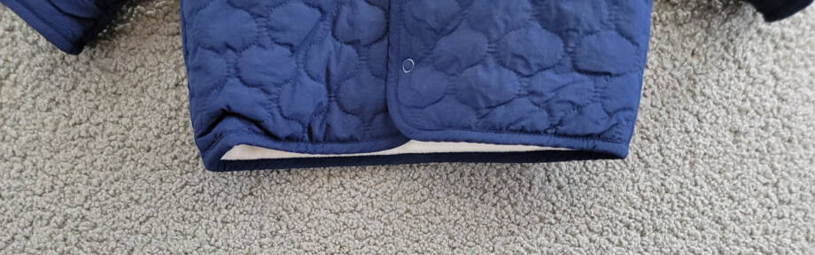 First Impressions Quilted Micro-Fleece-Lined Hooded Jacket Baby Boys' 6-9M Navy