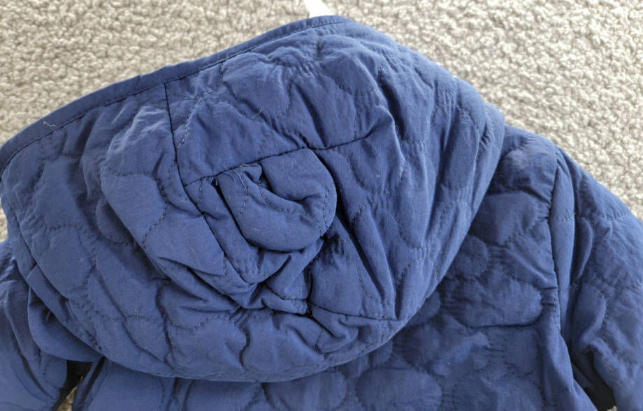 First Impressions Quilted Micro-Fleece-Lined Hooded Jacket Baby Boys' 6-9M Navy