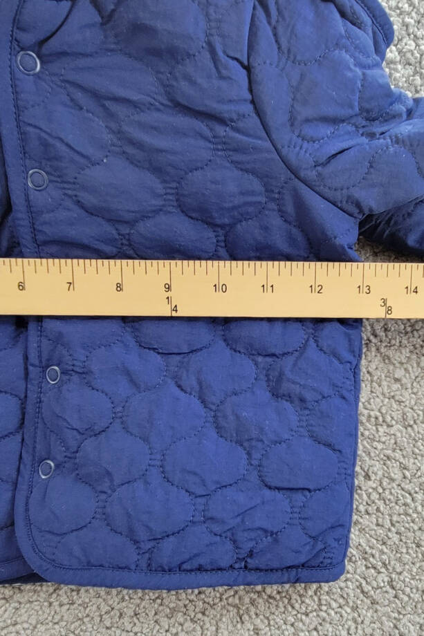 First Impressions Quilted Micro-Fleece-Lined Hooded Jacket Baby Boys' 6-9M Navy