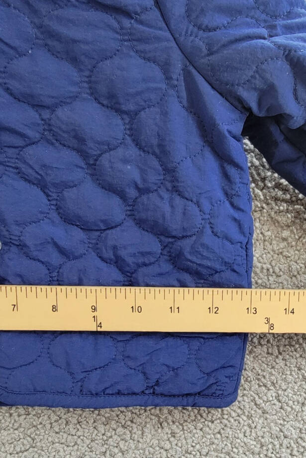 First Impressions Quilted Micro-Fleece-Lined Hooded Jacket Baby Boys' 6-9M Navy