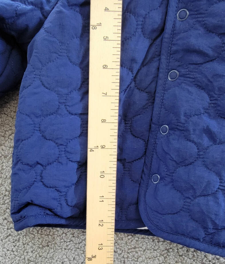 First Impressions Quilted Micro-Fleece-Lined Hooded Jacket Baby Boys' 6-9M Navy