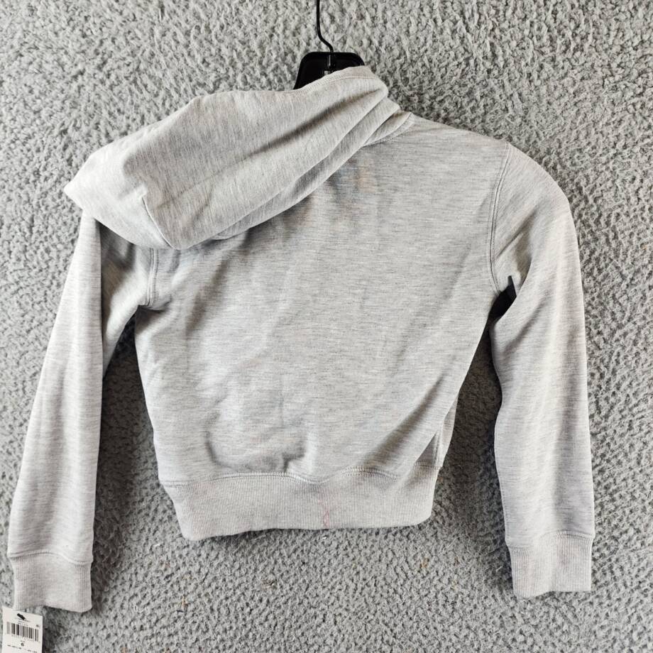 Polo Ralph Lauren Fleece Wrap-Effect V-Neck Hoodie Little Girls 6 Grey Heather
