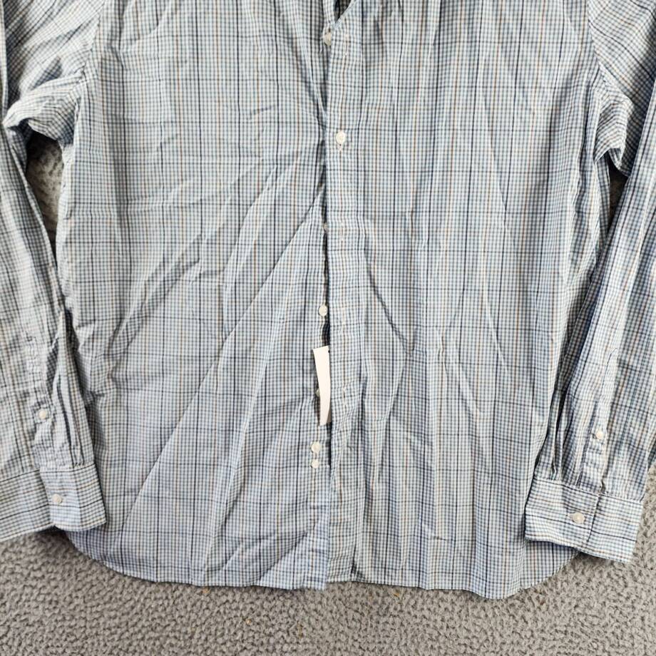 The Men's Store at Bloomingdale's Slim Fit Button Up Shirt Men's XL Slate Blue