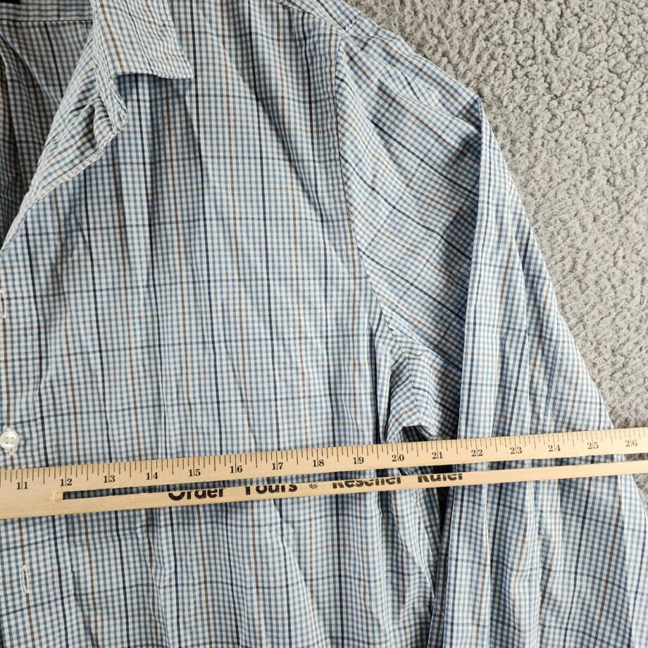 The Men's Store at Bloomingdale's Slim Fit Button Up Shirt Men's XL Slate Blue