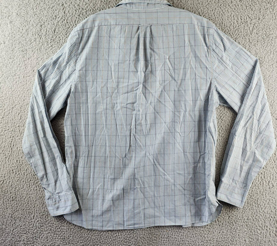 The Men's Store at Bloomingdale's Slim Fit Button Up Shirt Men's XL Slate Blue