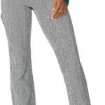 Sanctuary High Rise Bootcut Pants Women's XXS Gray Herringbone Elastic Waist