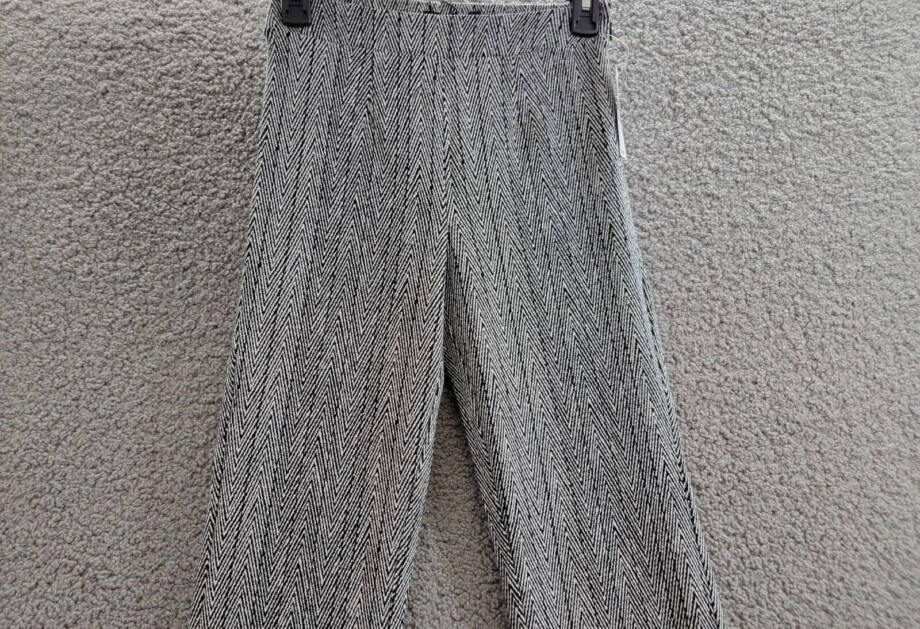 Sanctuary High Rise Bootcut Pants Women's XXS Gray Herringbone Elastic Waist